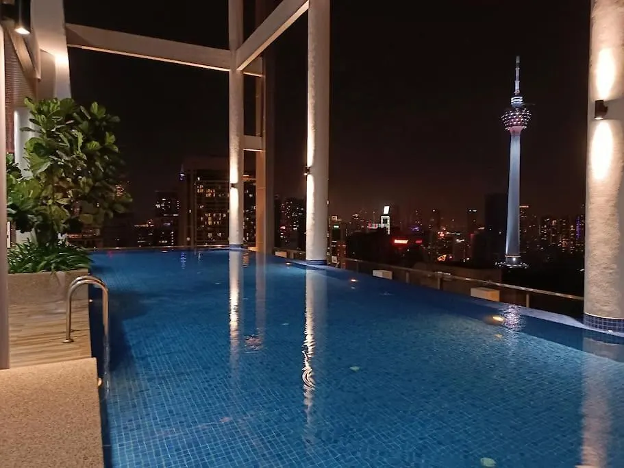 쿠알라룸푸르 Col 171A Modern Balcony Klcc View & Infinity Pool 아파트 0*,  말레이시아